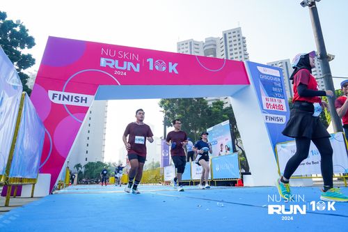 Race photo from Nu Skin Run 10K
