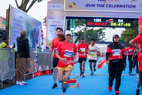 Race photo from CISANGKAN KBP CITY RUN 2025