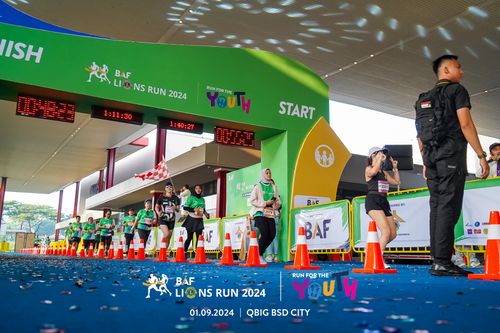 Race photo from BAF LIONS RUN 2024