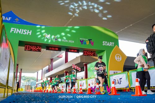 Race photo from BAF LIONS RUN 2024