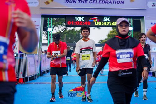Race photo from CISANGKAN KBP CITY RUN 2025