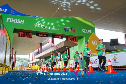 Race photo from BAF LIONS RUN 2024