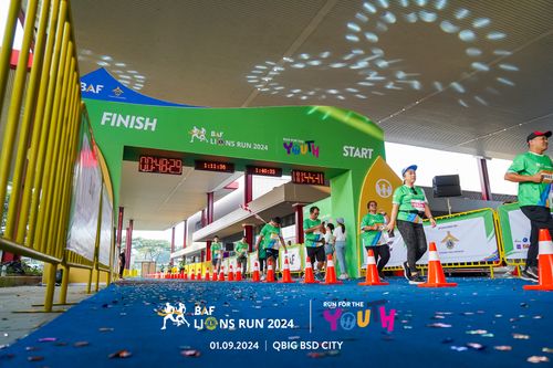 Race photo from BAF LIONS RUN 2024