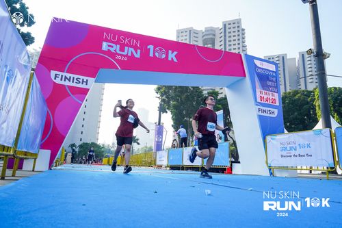 Race photo from Nu Skin Run 10K
