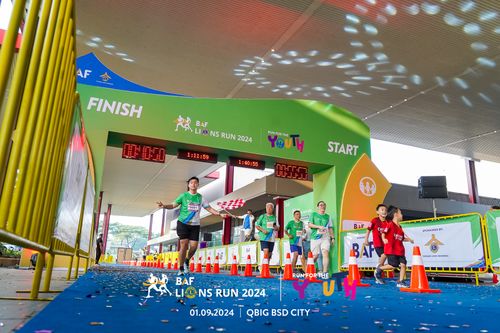 Race photo from BAF LIONS RUN 2024