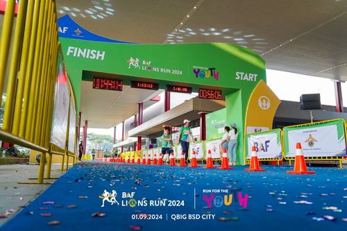 Race photo from BAF LIONS RUN 2024
