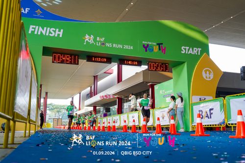 Race photo from BAF LIONS RUN 2024