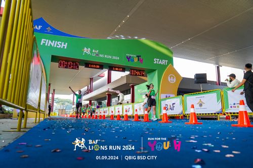 Race photo from BAF LIONS RUN 2024