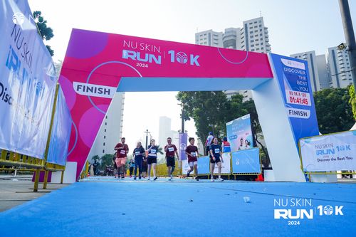 Race photo from Nu Skin Run 10K