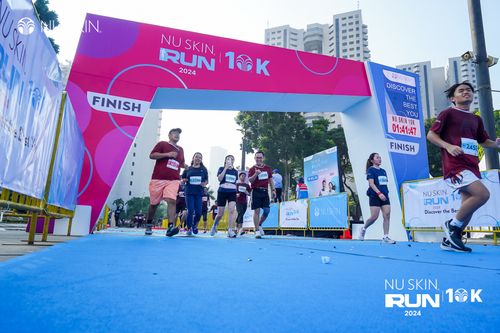 Race photo from Nu Skin Run 10K