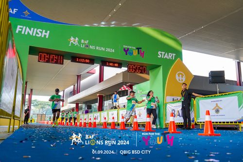 Race photo from BAF LIONS RUN 2024