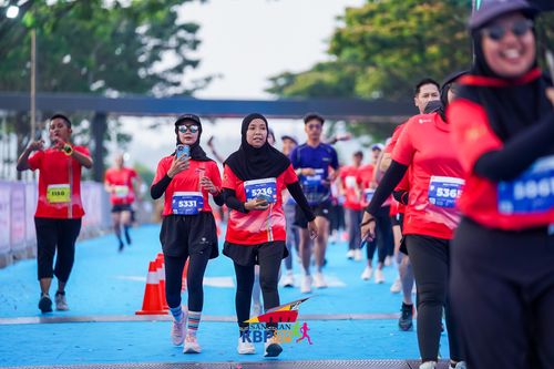 Race photo from CISANGKAN KBP CITY RUN 2025