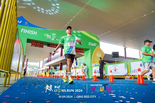 Race photo from BAF LIONS RUN 2024