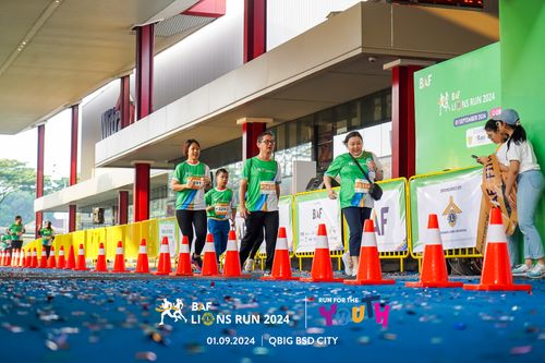 Race photo from BAF LIONS RUN 2024