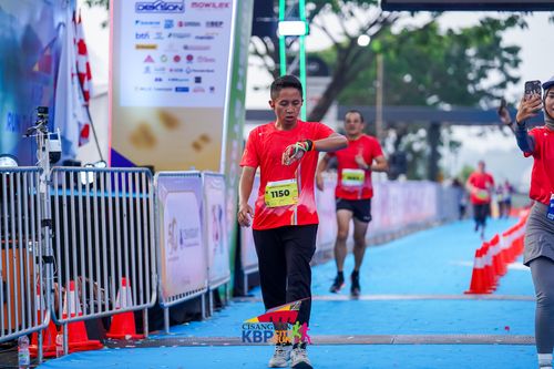 Race photo from CISANGKAN KBP CITY RUN 2025