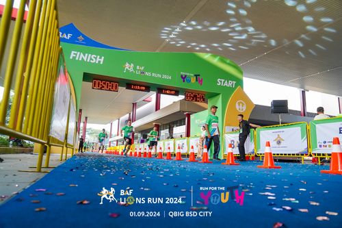 Race photo from BAF LIONS RUN 2024