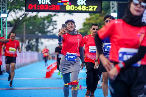 Race photo from CISANGKAN KBP CITY RUN 2025