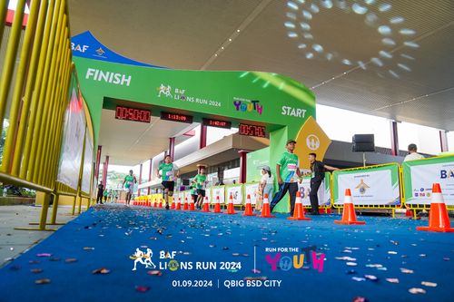 Race photo from BAF LIONS RUN 2024