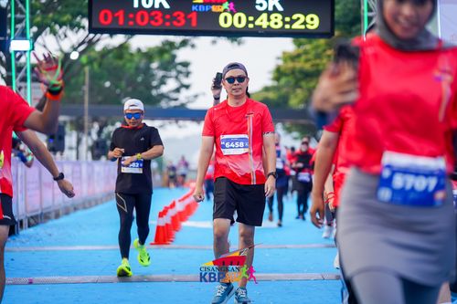 Race photo from CISANGKAN KBP CITY RUN 2025