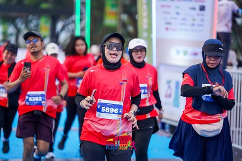 Race photo from CISANGKAN KBP CITY RUN 2025