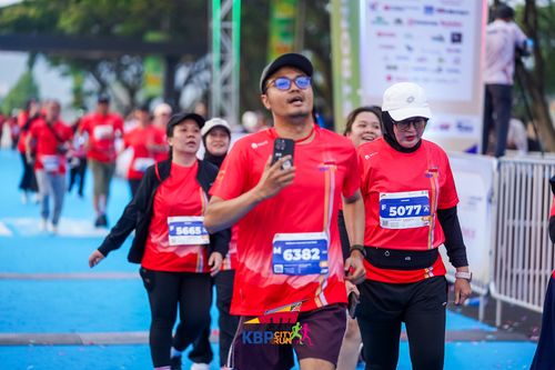 Race photo from CISANGKAN KBP CITY RUN 2025