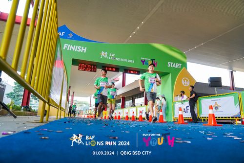 Race photo from BAF LIONS RUN 2024