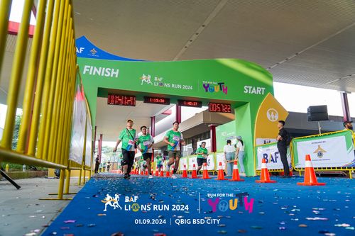 Race photo from BAF LIONS RUN 2024