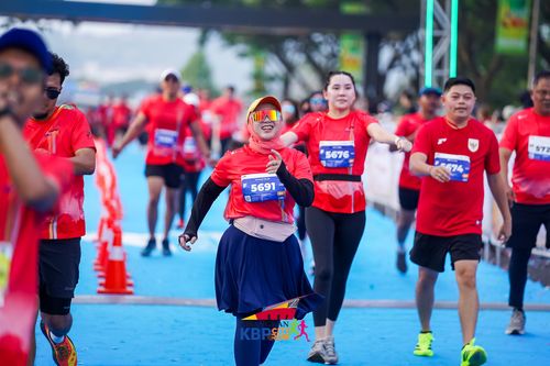 Race photo from CISANGKAN KBP CITY RUN 2025