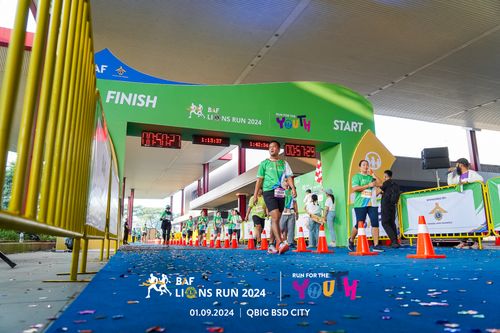 Race photo from BAF LIONS RUN 2024