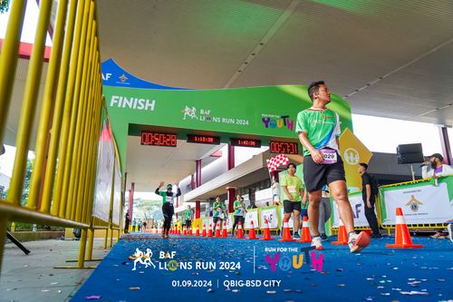 Race photo from BAF LIONS RUN 2024