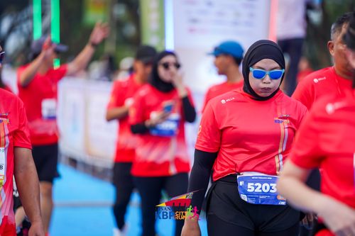Race photo from CISANGKAN KBP CITY RUN 2025