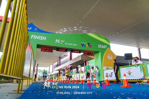 Race photo from BAF LIONS RUN 2024