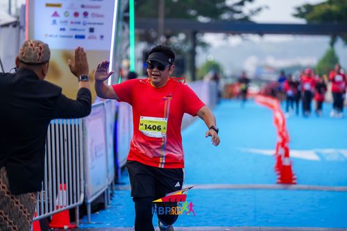 Race photo from CISANGKAN KBP CITY RUN 2025