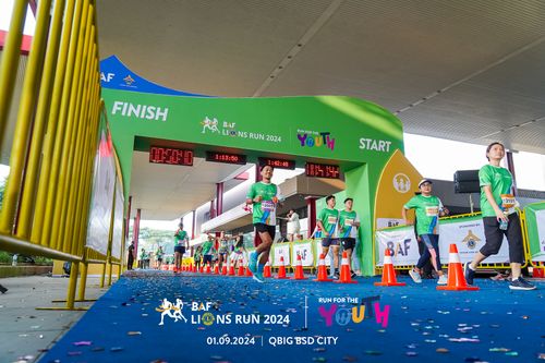 Race photo from BAF LIONS RUN 2024
