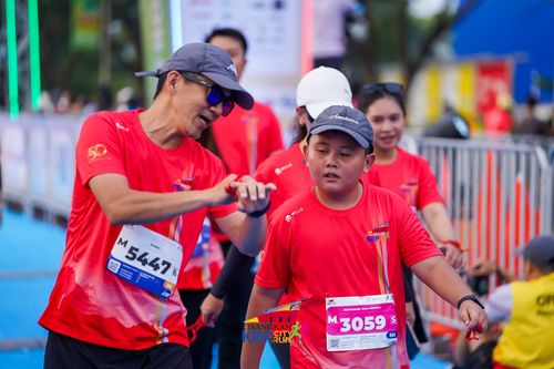 Race photo from CISANGKAN KBP CITY RUN 2025
