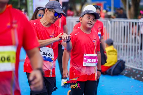 Race photo from CISANGKAN KBP CITY RUN 2025