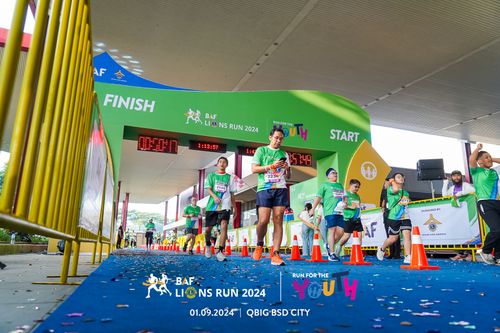 Race photo from BAF LIONS RUN 2024