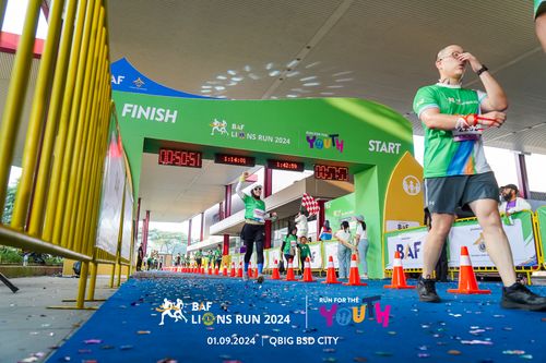 Race photo from BAF LIONS RUN 2024
