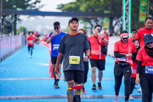 Race photo from CISANGKAN KBP CITY RUN 2025