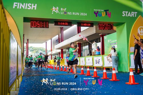 Race photo from BAF LIONS RUN 2024