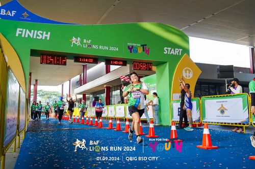 Race photo from BAF LIONS RUN 2024