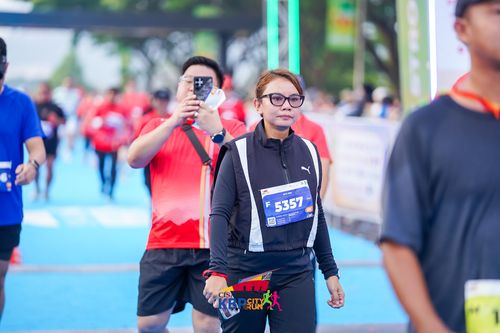 Race photo from CISANGKAN KBP CITY RUN 2025