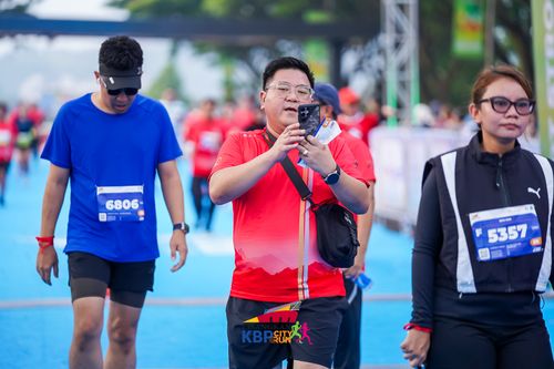 Race photo from CISANGKAN KBP CITY RUN 2025