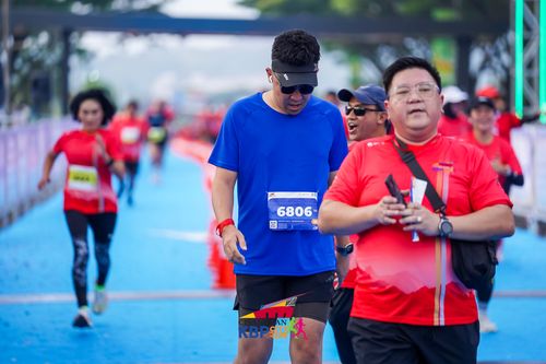 Race photo from CISANGKAN KBP CITY RUN 2025