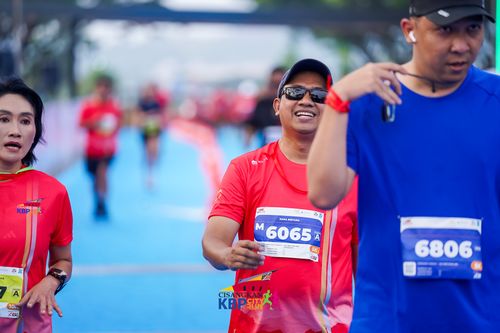 Race photo from CISANGKAN KBP CITY RUN 2025
