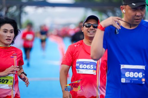 Race photo from CISANGKAN KBP CITY RUN 2025