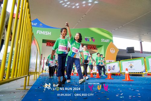 Race photo from BAF LIONS RUN 2024