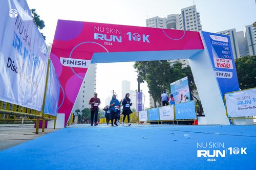 Race photo from Nu Skin Run 10K
