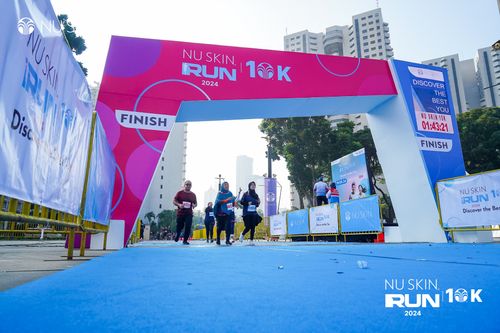 Race photo from Nu Skin Run 10K