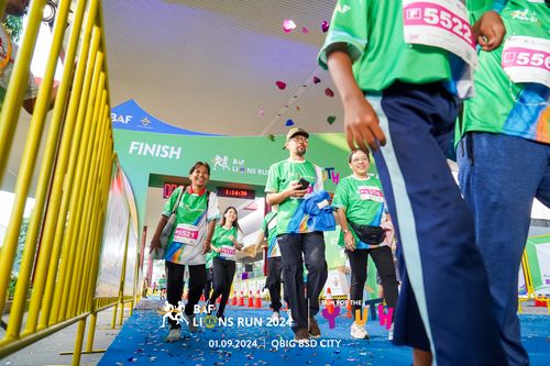 Race photo from BAF LIONS RUN 2024